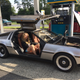 Illustration for article titled Worlds Greatest Dad Added a Backseat to His DeLorean to Take His Kids Along for the Ride
